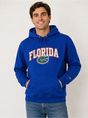 Champion Florida Gators Hoodie - Men’s M - Arch Logo NCAA Pullover Sweatshirt 🐊